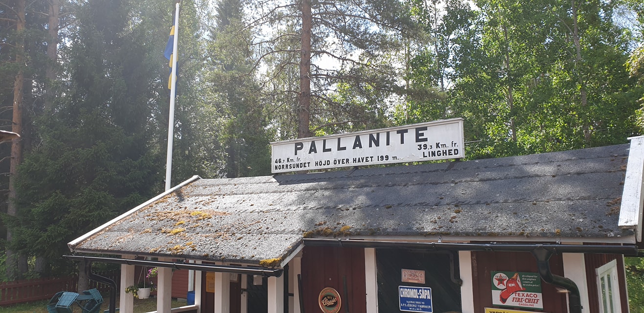 En bild på Pallanite tågstation